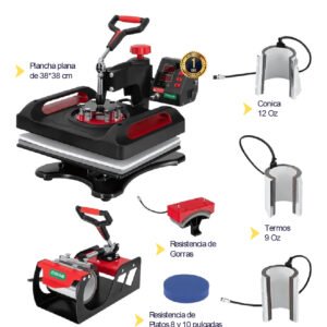 Termofijadora 8 en 1 Freesub P8038